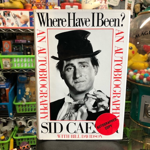 Vtg ‘82 Sid Caesar Signed Book “Where Have I Been?” - 1st Ed Hardcover - Picture 4 of 12